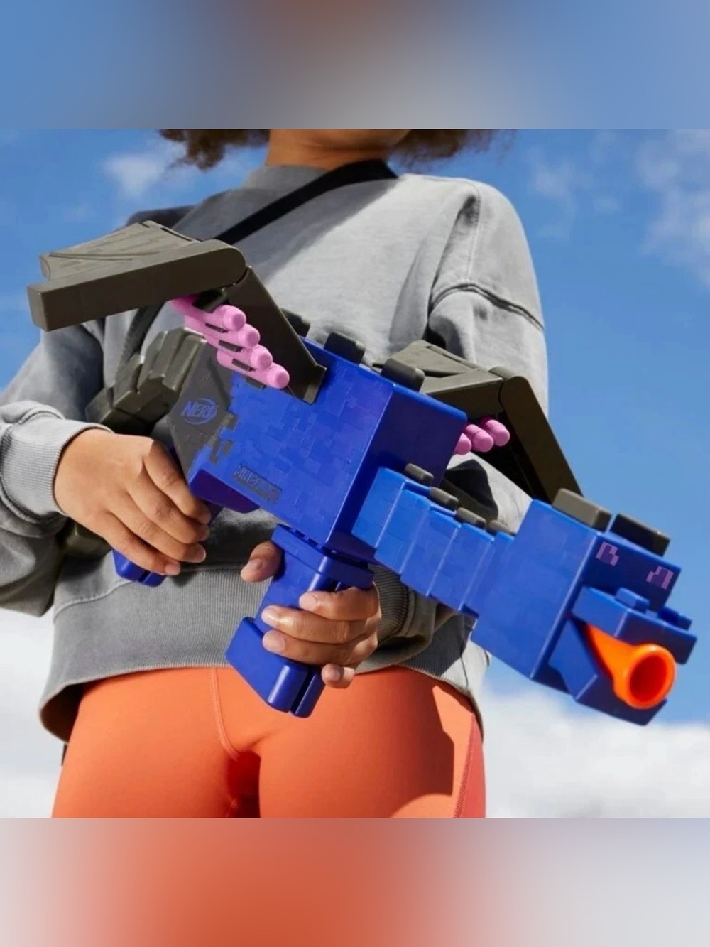 NERF Minecraft Ender Dragon Large Dart Blaster Gun 12 Darts Included BRAND NEW